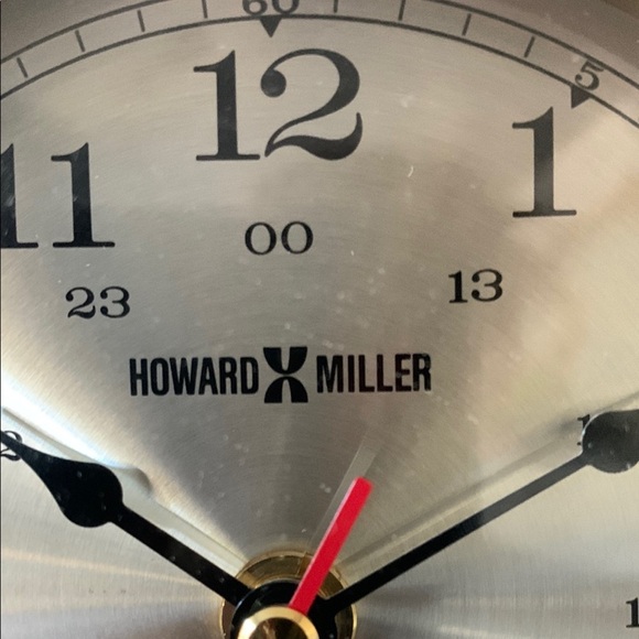 Howard Miller Gold‎ and Brown Nautical Art Clock with Ship's Wheel Design - Picture 3 of 9